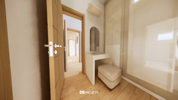 (P048) - Projeto casa de campo ou urbana com 3 quartos - 203,80 m² - Imagem 27