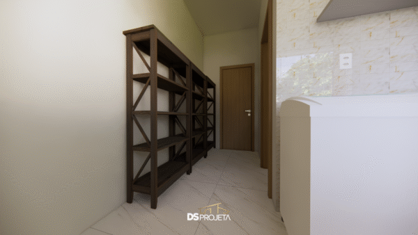 (P048) - Projeto casa de campo ou urbana com 3 quartos - 203,80 m² - Imagem 30